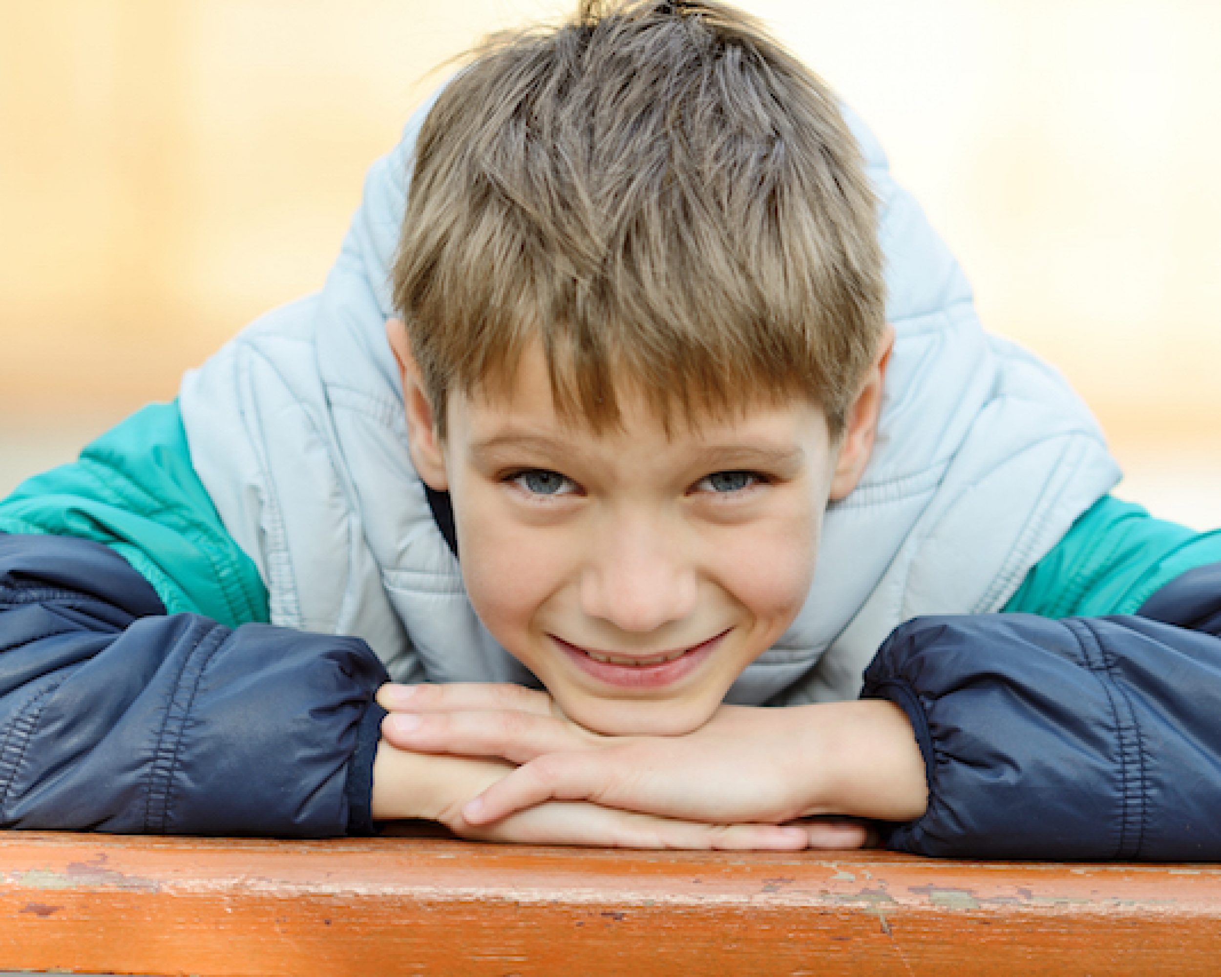 portrait of 8 years old boy